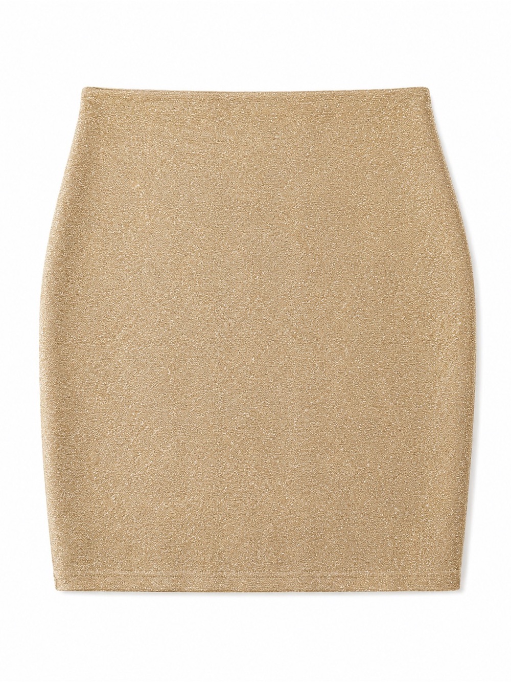 Fashion Nova Metallic Gold Pencil Skirt